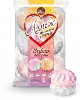 4607037436121 «Зефир «Ассорти» ароматизированный» (315 г, по 12 шт., ТЗ НЕВА, Лянеж)