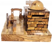 Rachel's Tomb Model, olive wood, handmade, luxurious, specisa_1