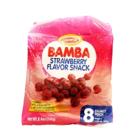 Кукурузно-арахисовые палочки Bamba со вкусом клубники МУЛЬТИПАК OSEM, 240г