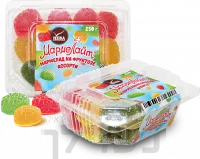 4607037439948 «Мармелад желейный формовой «Ассорти» ароматизированный на фруктозе» (250 г, по 8 шт., ТЗ НЕВА, «Мармелайт»)
