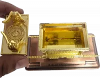 A small Ark of the Covenant made of copper_1