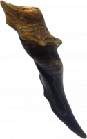 Shofar eland, exotic, with waves on the sides of the shofar, handmade
