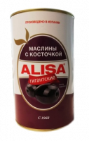 Маслины гигантские Alisa 90-100 с косточкой жб _4100