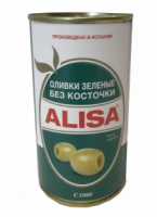 Оливки зеленые Alisa без косточки_350